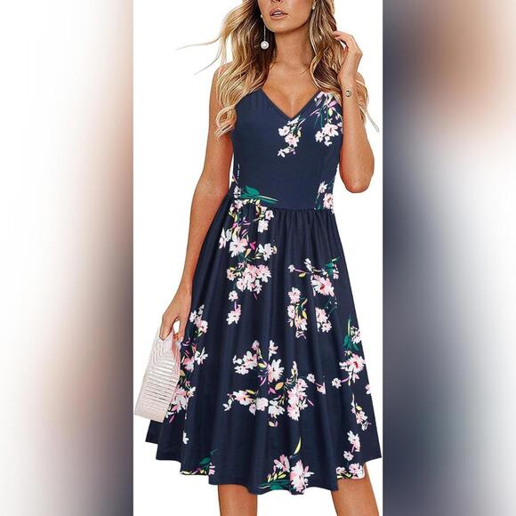 KILIG Dresses & Skirts - NWT KILIG Casual Sleeveless Spaghetti Strap Sundress Mini Dress, Small